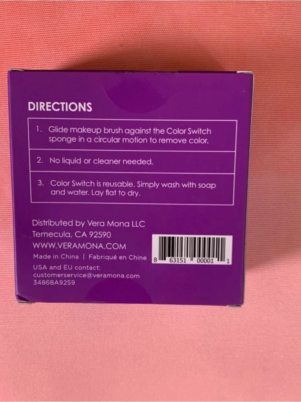 NWOT Color Switch Instant Brush Cleaner by Vera Mona